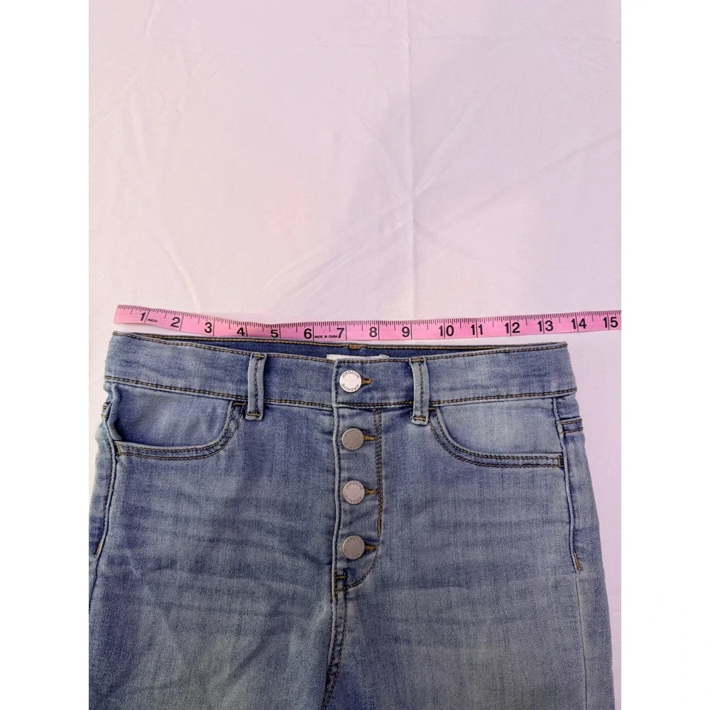 Jordache Kids Super Skinny Jeans Light Wash Blue Button Fly Size 16‎ Slim